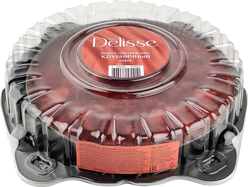 

Пирог DELISSE Австрийский клубничный, 630г