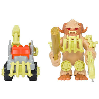 Набор Nikko «Коричневый Йети vs Оранжевый Лесовоз», Китай