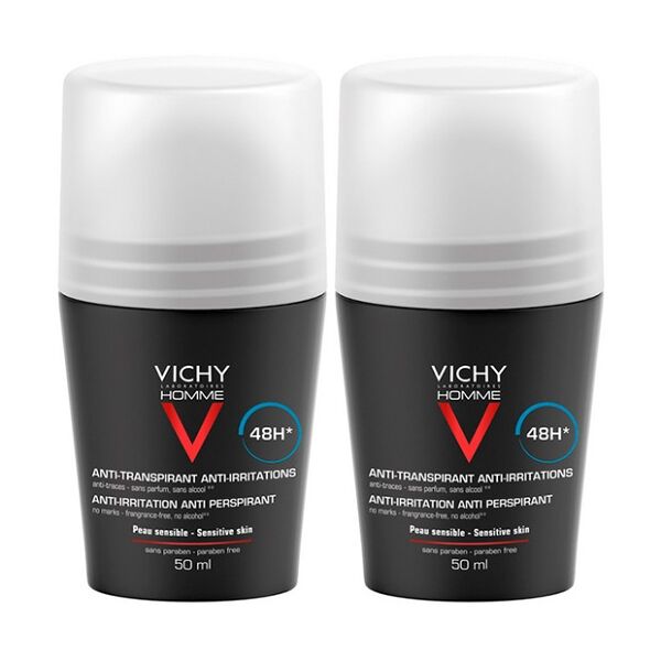 Vichy Homme Дезодорант мужской для чувствительной кожи 48 часов 50 мл 2 шт