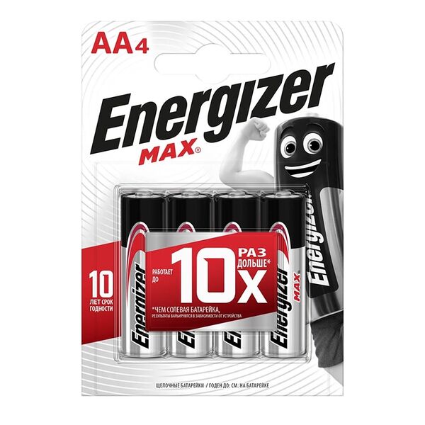 Батарейки Energizer Max АА 4 шт
