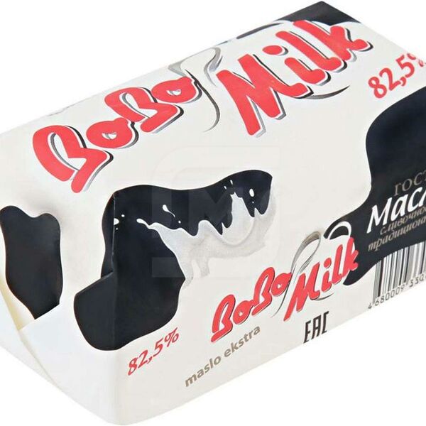 Масло сливочное Bobo milk 82.5% 375г