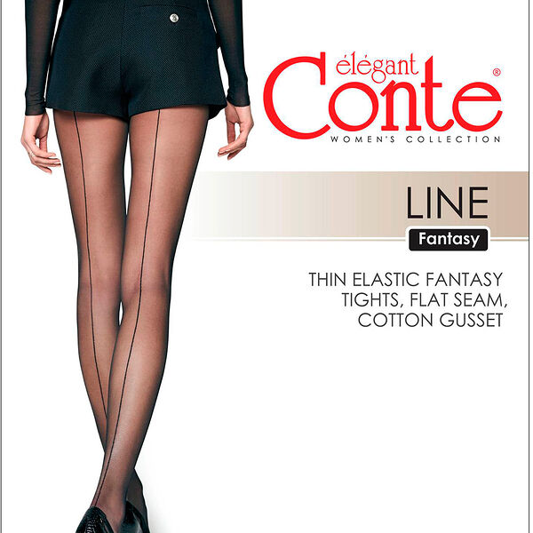 Колготки женские Conte Elegant line 20 черные р. 2
