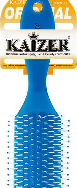 Расческа массажная KAIZER цвета в ассортименте, Арт. 20000