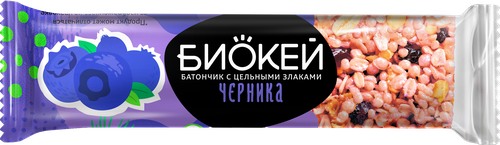 

Батончик Биокей с черникой и цельными злаками 30 г