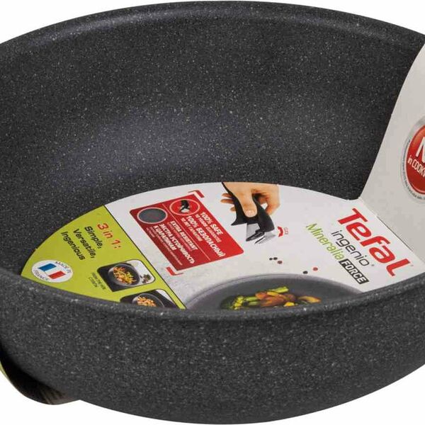 Сковорода-вок Ingenio Mineralia Force (Инженио Минерал Форс), 26 см ТМ Tefal (Тефаль)