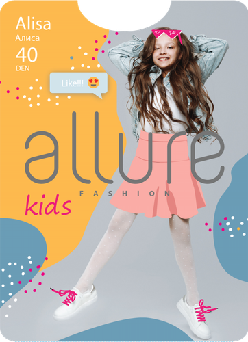 

Колготки детские Allure Alisa 40 черные р.128-134