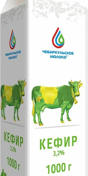 Кефир Чебаркульское молоко 3.2%