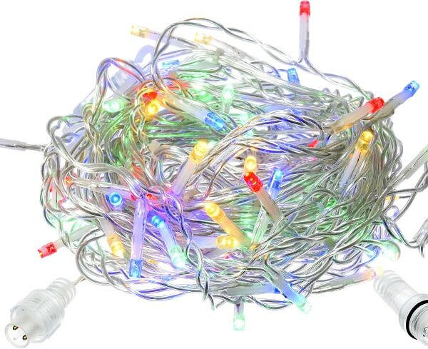 Электрогирлянда-конструктор Vegas Бахрома Мультиколор светодиодная 72 ламп 3*0.6м