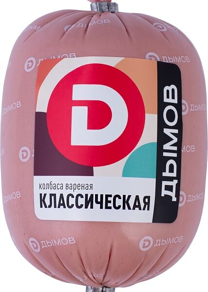 Колбаса Дымов вареная классическая 400г