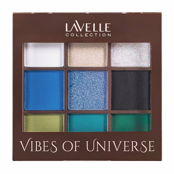 LAVELLE COLLECTION Палетка теней для век Vibes Of Universe, 13,5 г, 03 Ocean