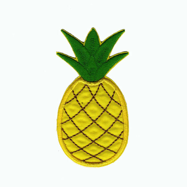 7016 Термоаппликация 'Ананас', желтый, 40*77мм шт