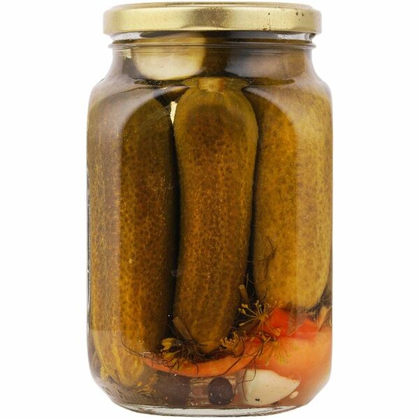 Огурцы Lavka.Кухня маринованные острые, 900г