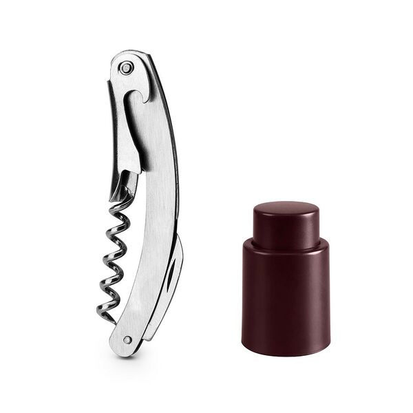 Набор барный Atmosphere In Vino, 2 предмета, пробка вакуумная и штопор