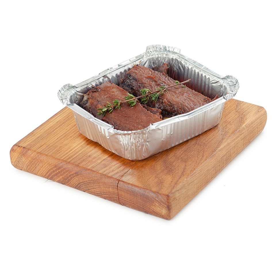 

Брискет из мраморной говядины под соусом BBQ с перцем гриль для запекания, a la carte, «Почти готово», 250 г