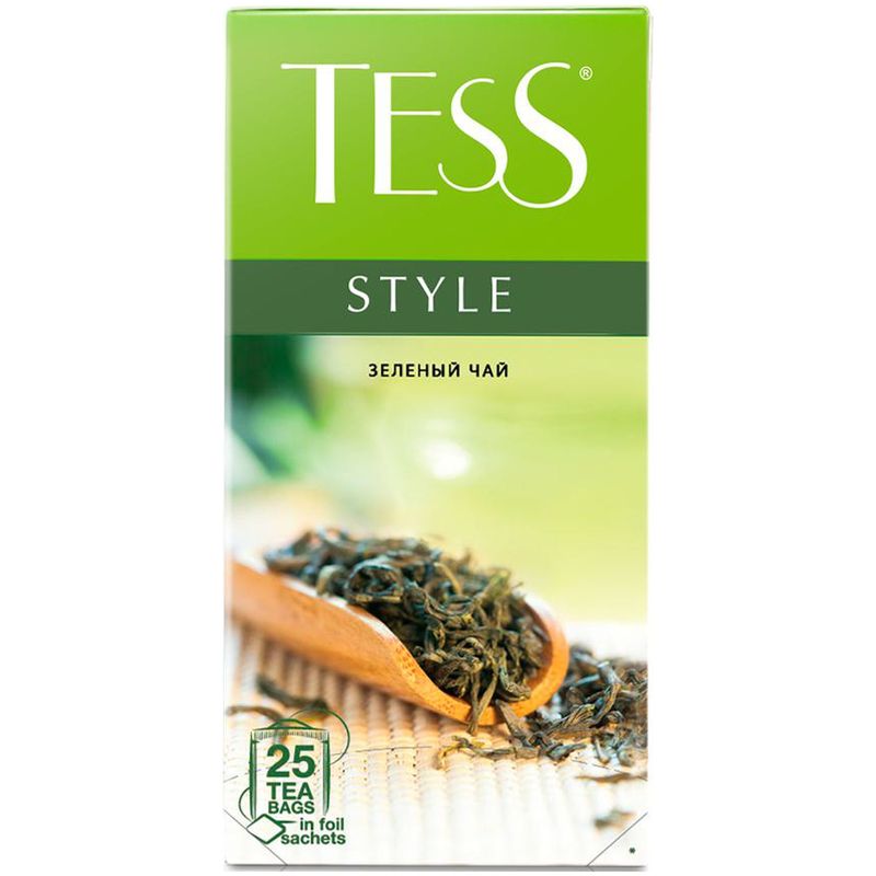

Чай пакетированный Tess Style зеленый 25 шт. 45 г