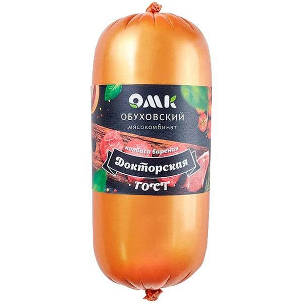 Колбаса варёная Обуховский МК Докторская категория А, 500г