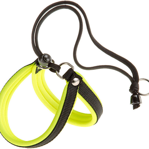 Шлейка для собак Ferplast Agila Fluo нейлоновая 1 26-38 см., Желтый