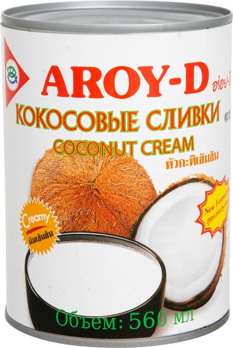 

Сливки кокосовые Aroy-D 20-22% 560 мл