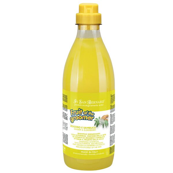 Шампунь против раздражений и перхоти Iv San Bernard Fruit of the Groomer Ginger and Elderbery