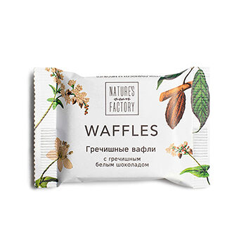 Вафли Nature’s own factory Гречишные с гречишным белым шоколадом
