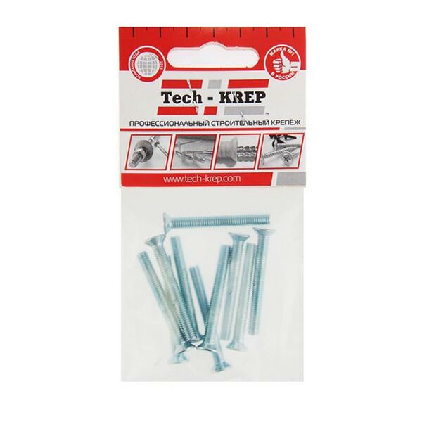 Винт Tech Krep DIN 965, М5х40 мм, 10 шт