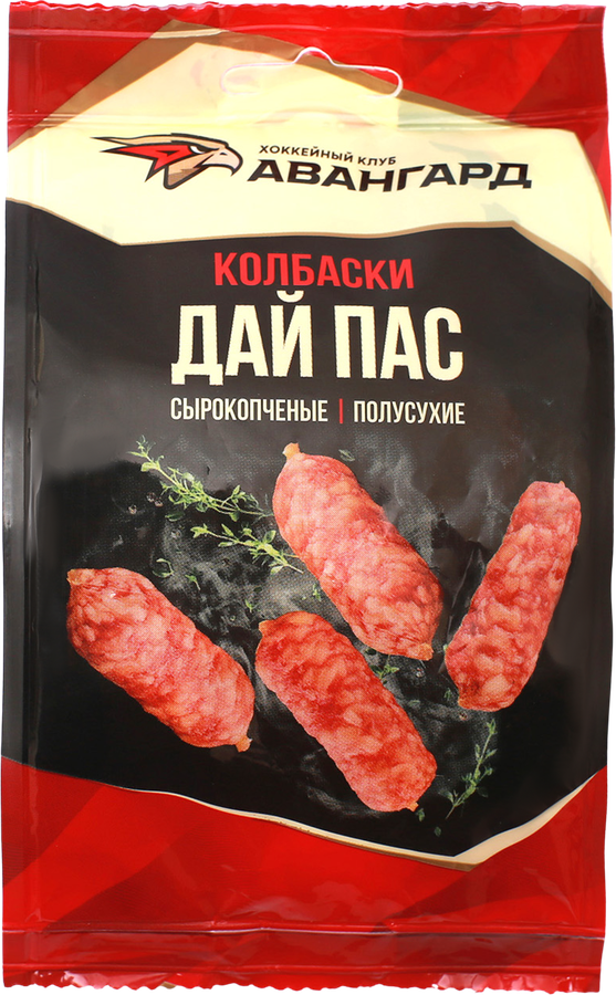 

Колбаски сырокопченые Сибирские колбасы Дай пас 70 г