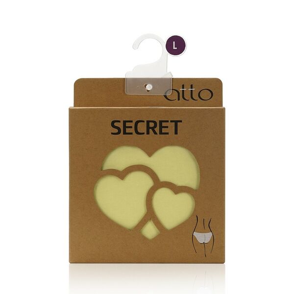 Женские трусы - слипы Atto Secret , Желтый , L
