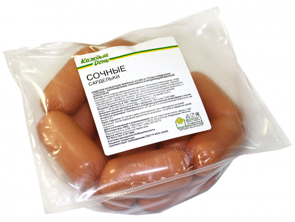 Сардельки Каждый день Сочные