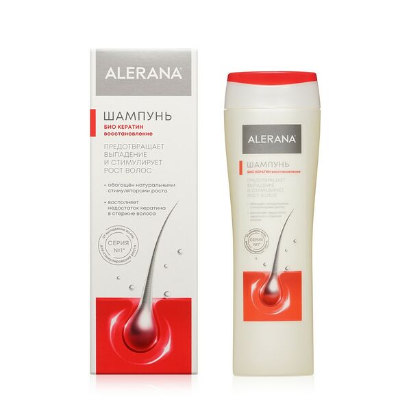 Восстанавливающий шампунь для волос Alerana 
