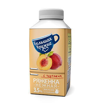 Ряженка Большая кружка с Персиком 3,5%