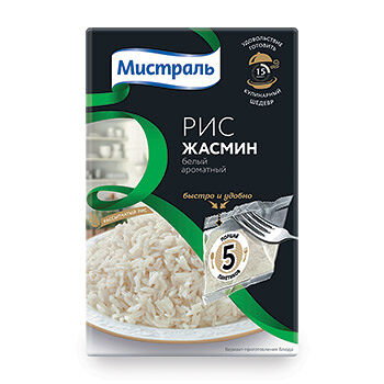 Рис Мистраль Жасмин, в пакетиках, 5х80 г