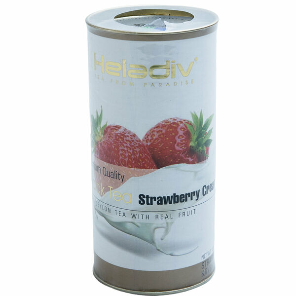 Чай чёрный с клубникой со сливками ТМ Heladiv (Хелдив)