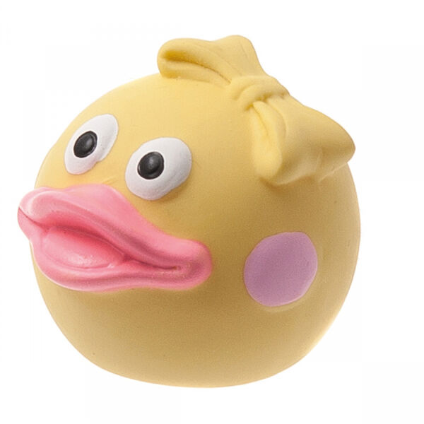 Игрушка для собак ZooOne Мяч-утка, латекс 5 см