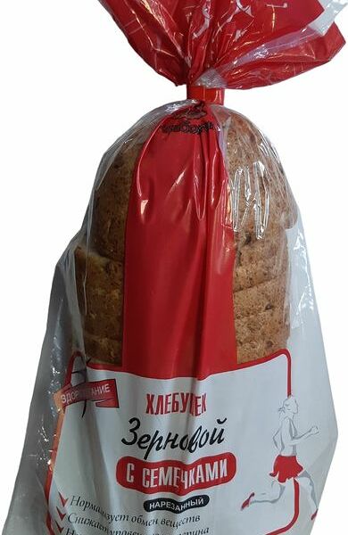 Хлеб Северодвинский ХК Зерновой с семечками нарезка 300г