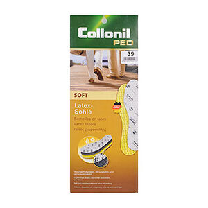 Стелька Collonil Soft мягкая из порист.латекса с покр.из натур.хлопка р-р. 39 1 шт Германия