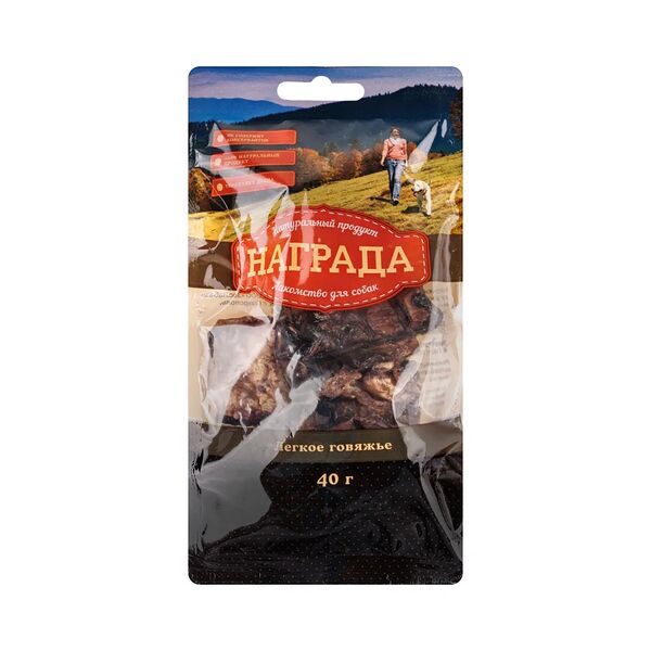 Лакомство для собак Награда Легкое обычное 40 г