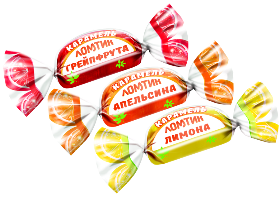 

Карамель КДВ Ломтик со вкусом апельсина лимона грейпфрута, вес