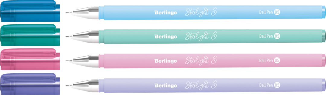 

Ручка шариковая Berlingo Starlight 0.5 мм 1 шт., в ассортименте