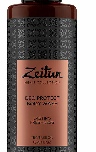 Гель для душа Zeitun защитный с маслом чайного дерева с антибактериальным эффектом 250 мл