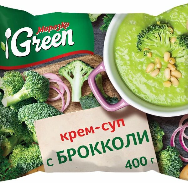 Смесь овощная Морозко Green Крем-суп с брокколи 400г