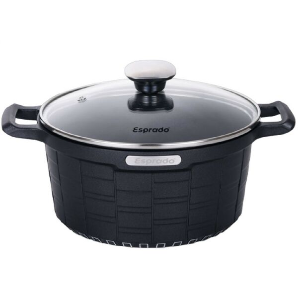 Кастрюля Esprado Cuadro, 4.4 л, литой алюминий, индукция