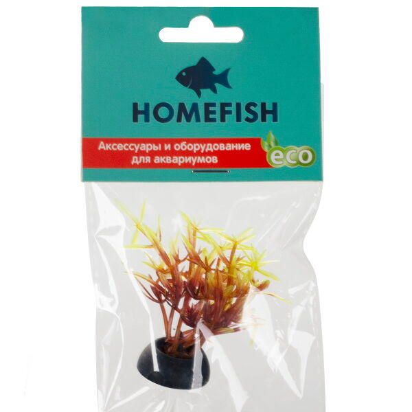 Растение для аквариума Homefish Кверкус вертикальный пластиковое с грузом 5 см