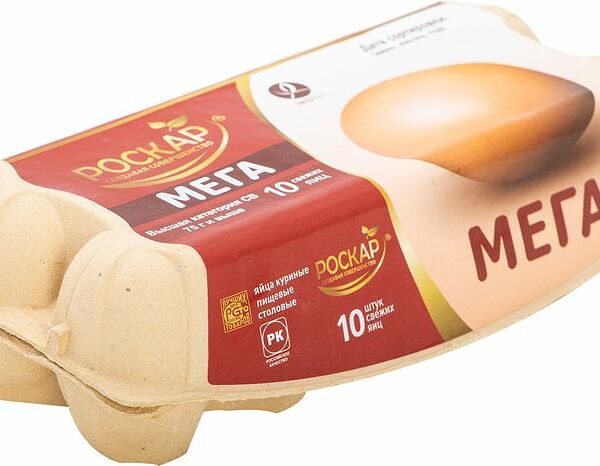 Яйцо куриное Роскар Мега Экстра СВ 10шт.