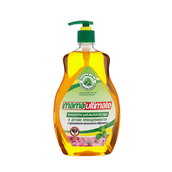 Концентрат для мытья посуды Mama Ultimate Японский абрикос 1 л