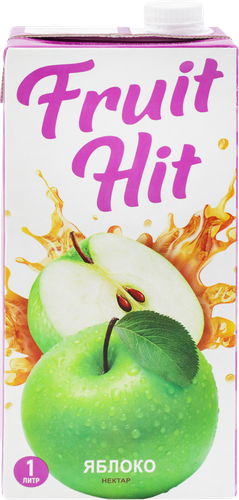 

Нектар FRUIT HIT Яблочный, 1л