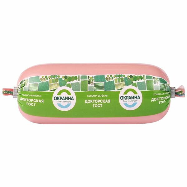 Колбаса варёная Окраина Докторская, 400г