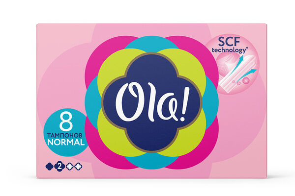 Тампоны Ola! Normal Шелковистая поверхность №8