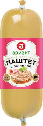 Паштет АРИАНТ Мясная коллекция с ветчиной, 200г