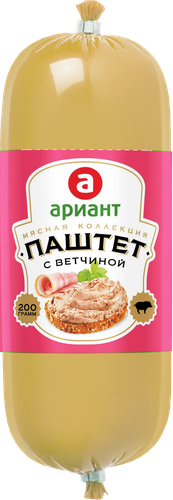 

Паштет АРИАНТ Мясная коллекция с ветчиной, 200г