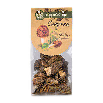 Грибы сушеные Сморчковые шапочки 